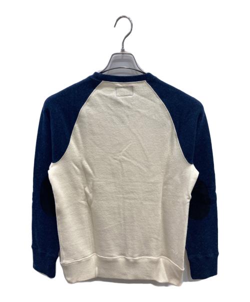 LOOPWHEELER（ループウィラー）LOOPWHEELER (ループウィラー) ラグランスウェット アイボリー サイズ:MEDIUMの古着・服飾アイテム