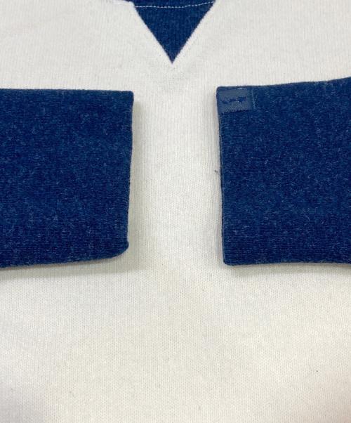 LOOPWHEELER（ループウィラー）LOOPWHEELER (ループウィラー) ラグランスウェット アイボリー サイズ:MEDIUMの古着・服飾アイテム