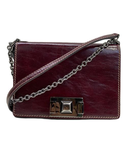 FURLA（フルラ）FURLA (フルラ) クロスボディーバッグ ボルドーの古着・服飾アイテム