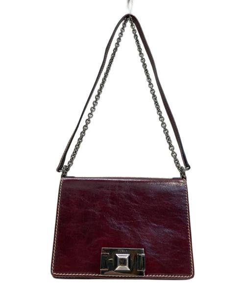 FURLA（フルラ）FURLA (フルラ) クロスボディーバッグ ボルドーの古着・服飾アイテム