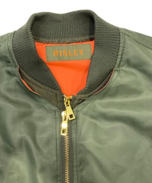 Risley（リズレー）risley (リズレー) ブルゾン オリーブ サイズ:Fの古着・服飾アイテム