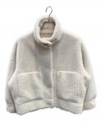 CAFUNEカフネ）の古着「フェイクムートンジャケット」｜アイボリー