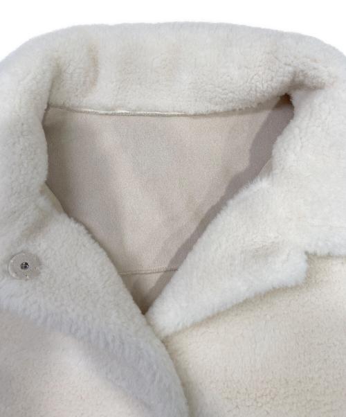CAFUNE（カフネ）CAFUNE (カフネ) フェイクムートンジャケット アイボリー サイズ:38の古着・服飾アイテム