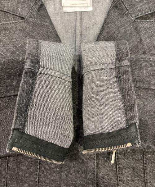 CHANEL（シャネル）CHANEL (シャネル) ニット切替デニムセットアップ インディゴ サイズ:38の古着・服飾アイテム