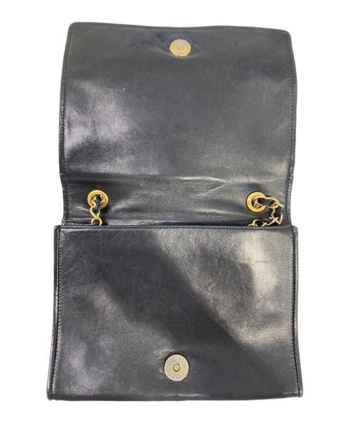 CHANEL（シャネル）CHANEL (シャネル) チェーンショルダーバッグ ブラックの古着・服飾アイテム