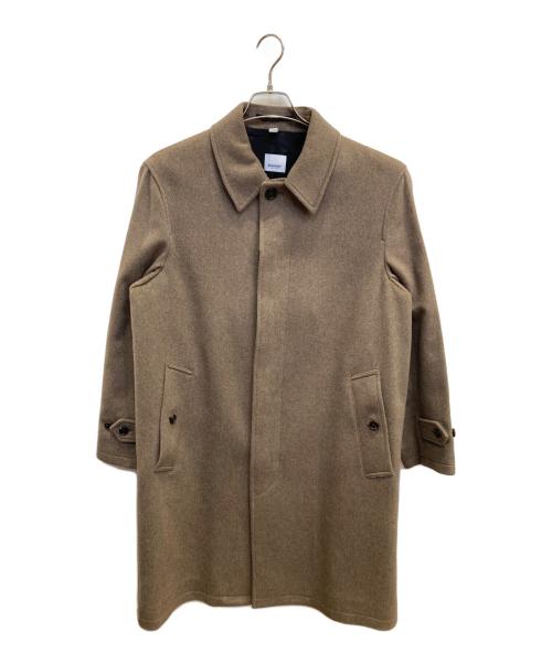 BURBERRY（バーバリー）BURBERRY (バーバリー) カシミヤピムリコート ブラウン サイズ:48の古着・服飾アイテム