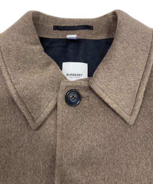 BURBERRY（バーバリー）BURBERRY (バーバリー) カシミヤピムリコート ブラウン サイズ:48の古着・服飾アイテム