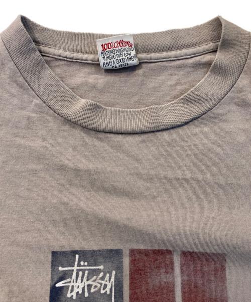stussy（ステューシー）stussy (ステューシー) Tシャツ ベージュ サイズ:Lの古着・服飾アイテム