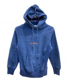 Champion×RHC Ron Herman（チャンピオン×アールエイチシー ロンハーマン）の古着「ダメージ加工プルオーバーパーカー」｜ブルー