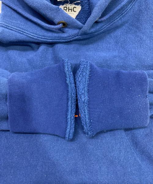 Champion（チャンピオン）Champion (チャンピオン) RHC Ron Herman (アールエイチシー ロンハーマン) ダメージ加工プルオーバーパーカー ブルー サイズ:Sの古着・服飾アイテム