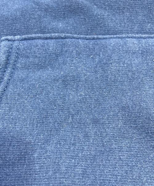 Champion（チャンピオン）Champion (チャンピオン) RHC Ron Herman (アールエイチシー ロンハーマン) ダメージ加工プルオーバーパーカー ブルー サイズ:Sの古着・服飾アイテム