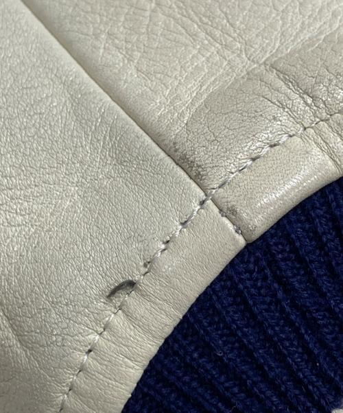 MEN'S BIGI INSPIRE（メンズビギ インスパイア）MEN'S BIGI INSPIRE (メンズビギ インスパイア) スタジャン ネイビー サイズ:Lの古着・服飾アイテム