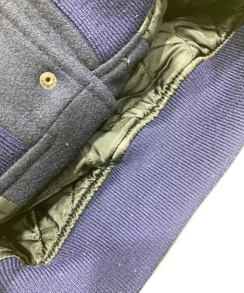 MEN'S BIGI INSPIRE（メンズビギ インスパイア）MEN'S BIGI INSPIRE (メンズビギ インスパイア) スタジャン ネイビー サイズ:Lの古着・服飾アイテム