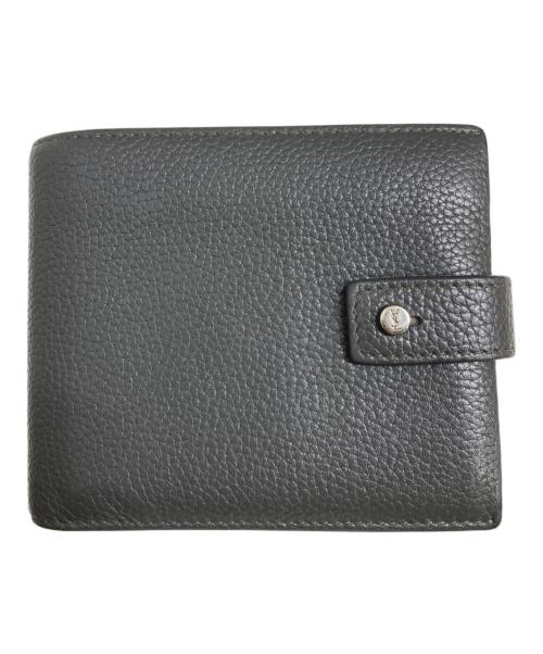 Yves Saint Laurent（イヴサンローラン）Yves Saint Laurent (イヴサンローラン) 2つ折り財布 グレーの古着・服飾アイテム