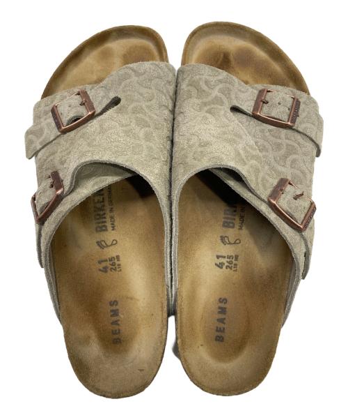 BIRKENSTOCK（ビルケンシュトック）BIRKENSTOCK (ビルケンシュトック) BEAMS (ビームス) サンダル ベージュ サイズ:26.5㎝の古着・服飾アイテム