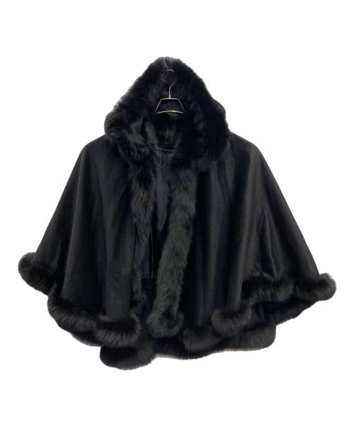 SAGA FURS（サガファーズ）SAGA FURS (サガファーズ) ケープ ブラック サイズ:M～Ⅼの古着・服飾アイテム