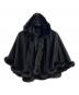 SAGA FURS（サガファーズ）の古着「ケープ」｜ブラック