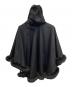 SAGA FURS (サガファーズ) ケープ ブラック サイズ:M～Ⅼ：15000円