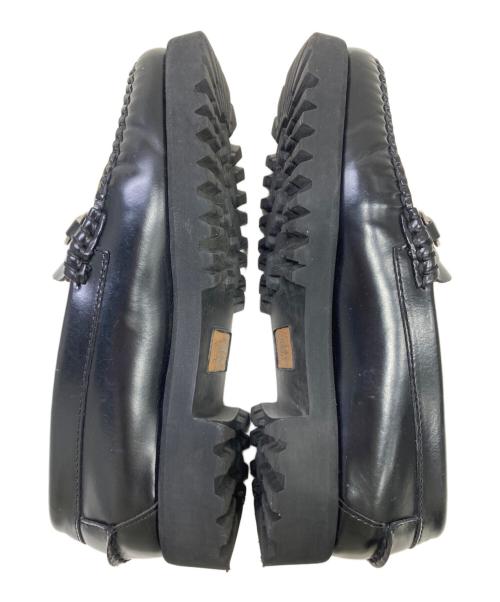 G.H.BASS（ジーエイチバス）G.H.BASS (ジーエイチバス) 厚底ビットローファー ブラック サイズ:5 1/2の古着・服飾アイテム