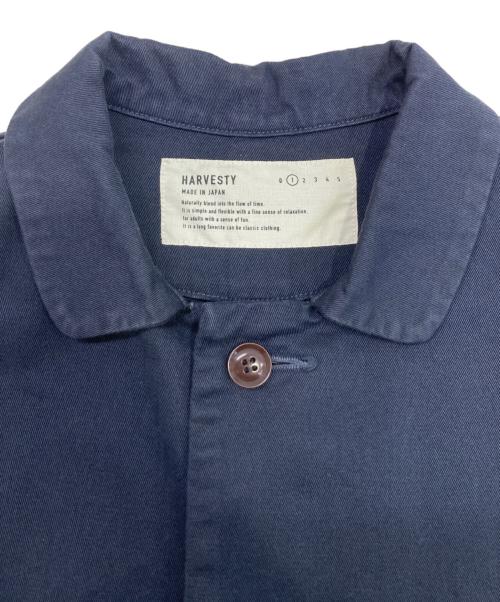 HARVESTY（ハーベスティー）HARVESTY (ハーベスティー) OVER COAT ネイビー サイズ:1の古着・服飾アイテム
