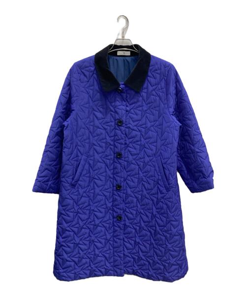 machiko jinto（マチコ ジント）machiko jinto (マチコ ジント) 中綿コート パープル サイズ:LLの古着・服飾アイテム