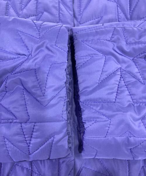 machiko jinto（マチコ ジント）machiko jinto (マチコ ジント) 中綿コート パープル サイズ:LLの古着・服飾アイテム