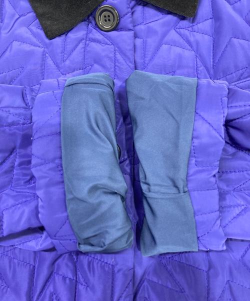 machiko jinto（マチコ ジント）machiko jinto (マチコ ジント) 中綿コート パープル サイズ:LLの古着・服飾アイテム