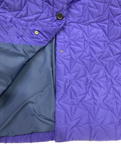 machiko jinto（マチコ ジント）machiko jinto (マチコ ジント) 中綿コート パープル サイズ:LLの古着・服飾アイテム