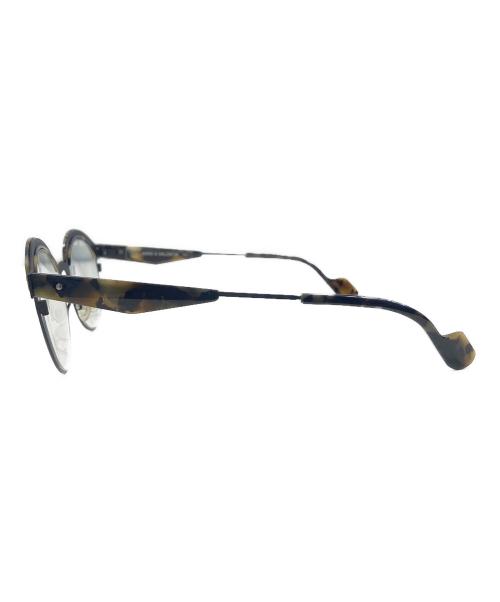 ANNE&VALENTIN（アンバレンタイン）ANNE&VALENTIN (アンバレンタイン) 眼鏡 ブラック×ベージュの古着・服飾アイテム