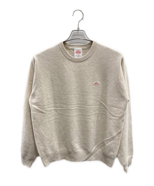 DANTON（ダントン）DANTON (ダントン) ラムウール クルー ネック ニット プルオーバー アイボリー サイズ:38の古着・服飾アイテム