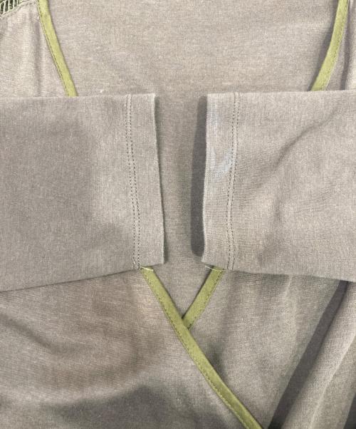 BORDERS at BALCONY（ボーダーズアットバルコニー）BORDERS AT BALCONY (ボーダーズアットバルコニー) BALLERINA MAXI DRESS オリーブ サイズ:36の古着・服飾アイテム