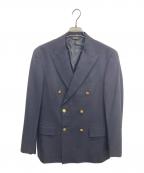 Paul Stuartポールスチュアート）の古着「ダブルブレザー」｜ネイビー