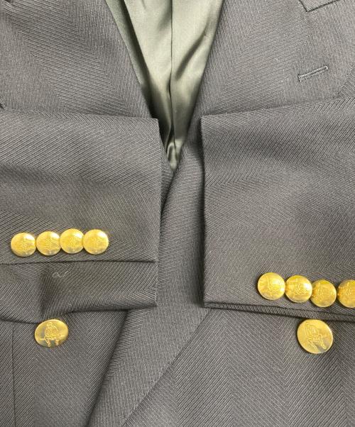 Paul Stuart（ポールスチュアート）Paul Stuart (ポールスチュアート) ダブルブレザー ネイビー サイズ:48の古着・服飾アイテム