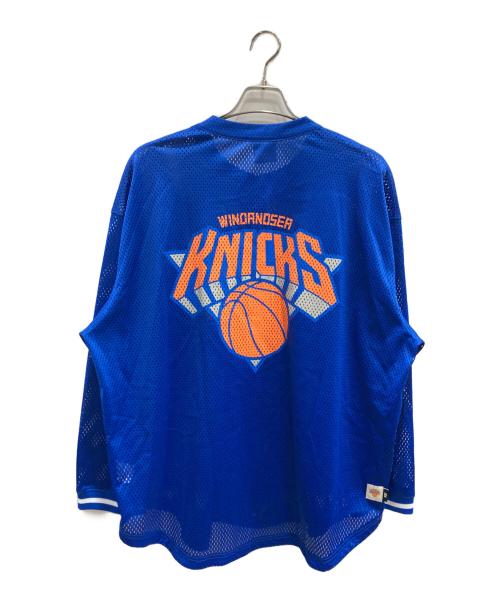 WIND AND SEA（ウィンダンシー）WIND AND SEA (ウィンダンシー) NBA (エヌビーエー) Mesh Long Sleeve ブルー サイズ:Lの古着・服飾アイテム
