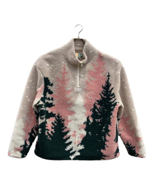 KITH（キス）KITH (キス) Spruce Claremont Sherpa Quarter Zip ベージュ サイズ:Lの古着・服飾アイテム
