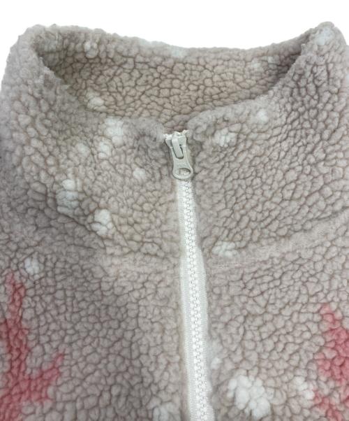 KITH（キス）KITH (キス) Spruce Claremont Sherpa Quarter Zip ベージュ サイズ:Lの古着・服飾アイテム