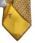 中古・古着 HERMES (エルメス) アメフト柄ネクタイ イエロー サイズ:-：9000円