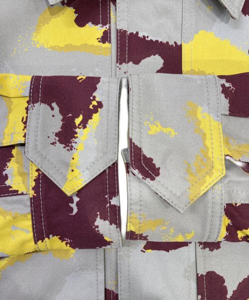 VALENTINO（ヴァレンティノ）VALENTINO (ヴァレンティノ) GIUBBINO CAMO JACKET ベージュ サイズ:48の古着・服飾アイテム