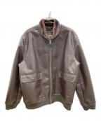 GUESSゲス）の古着「フェイクムートンジャケット」｜ブラウン