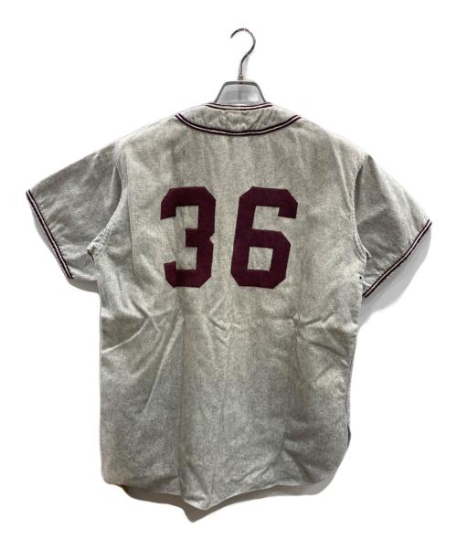 RAWLINGS（ローリングス）Rawlings (ローリングス) ベースボールシャツ グレー サイズ:38の古着・服飾アイテム