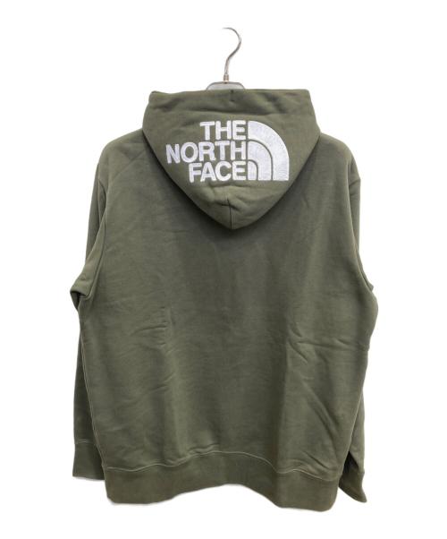 THE NORTH FACE（ザ ノース フェイス）THE NORTH FACE (ザ ノース フェイス) リアビュー フルジップ スウェットパーカ カーキ サイズ:Lの古着・服飾アイテム