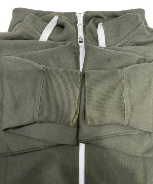 THE NORTH FACE（ザ ノース フェイス）THE NORTH FACE (ザ ノース フェイス) リアビュー フルジップ スウェットパーカ カーキ サイズ:Lの古着・服飾アイテム