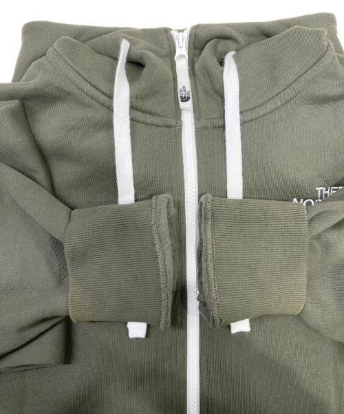 THE NORTH FACE（ザ ノース フェイス）THE NORTH FACE (ザ ノース フェイス) リアビュー フルジップ スウェットパーカ カーキ サイズ:Lの古着・服飾アイテム