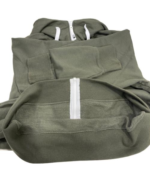 THE NORTH FACE（ザ ノース フェイス）THE NORTH FACE (ザ ノース フェイス) リアビュー フルジップ スウェットパーカ カーキ サイズ:Lの古着・服飾アイテム