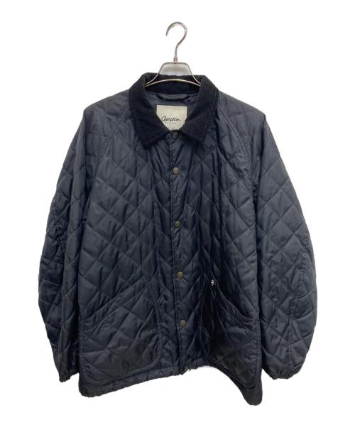 Gymphlex（ジムフレックス）Gymphlex (ジムフレックス) キルティングジャケット ブラック サイズ:Mの古着・服飾アイテム