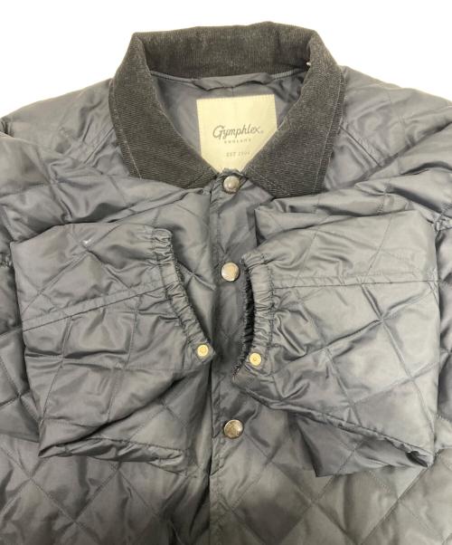 Gymphlex（ジムフレックス）Gymphlex (ジムフレックス) キルティングジャケット ブラック サイズ:Mの古着・服飾アイテム