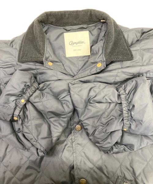 Gymphlex（ジムフレックス）Gymphlex (ジムフレックス) キルティングジャケット ブラック サイズ:Mの古着・服飾アイテム