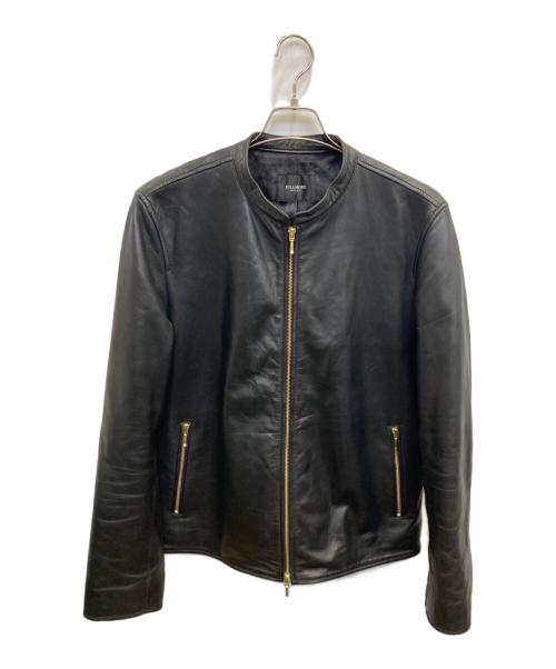 FILLMORE（フィルモア）fillmore (フィルモア) ラムレザージャケット ブラック サイズ:LLの古着・服飾アイテム