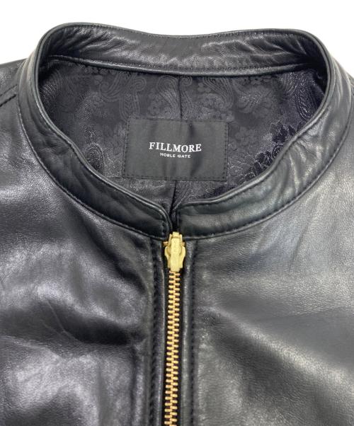 FILLMORE（フィルモア）fillmore (フィルモア) ラムレザージャケット ブラック サイズ:LLの古着・服飾アイテム