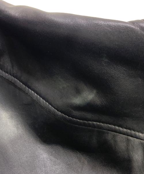 FILLMORE（フィルモア）fillmore (フィルモア) ラムレザージャケット ブラック サイズ:LLの古着・服飾アイテム